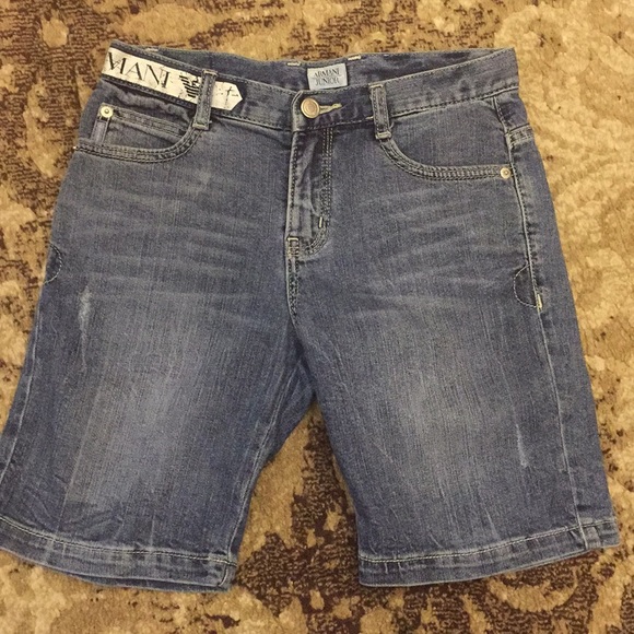 armani boys shorts